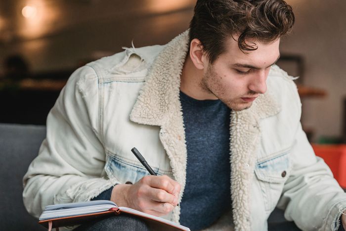 Student writing